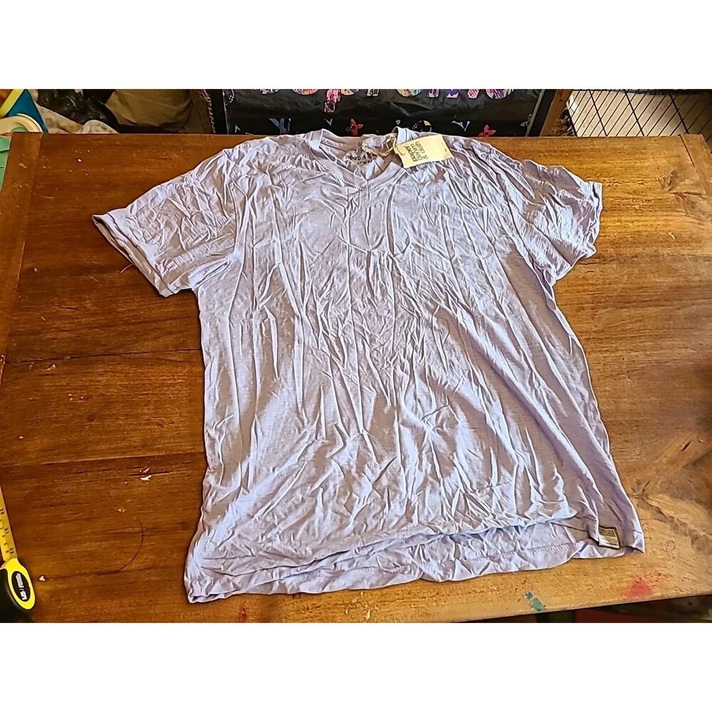 Paper Denim Cloth Womens T Shirt Violet Plus Xxl